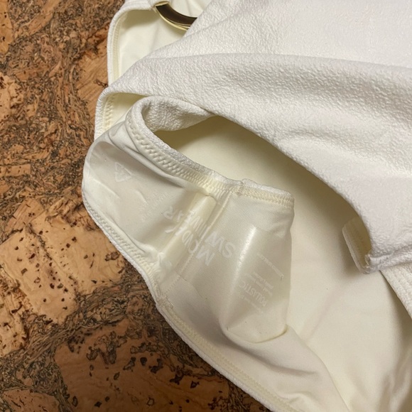 MONDAY SWIMWEAR ST. BARTH'S ONE PIECE - IVORY BOUCLE SIZE S - Picture 5 of 10